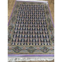 Иранский ковер QUM Silk 10010 Фиолетовый